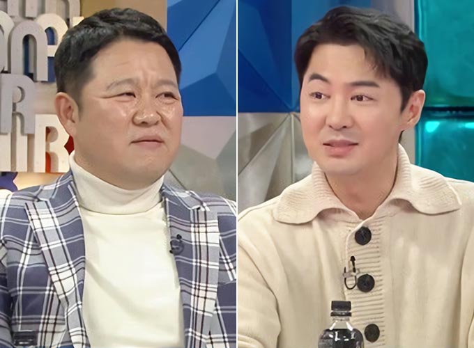 방송인 김구라, 그룹 신화 전진/사진제공=MBC '라디오스타'