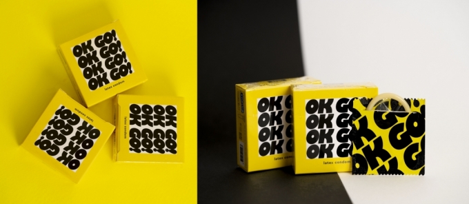 경남바이오파마가 출시한 새 콘돔 브랜드 '오케이고'(OKGO)/사진제공=경남바이오파마
