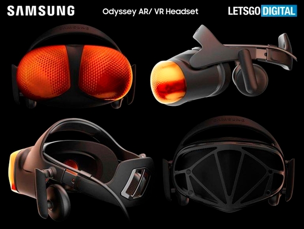 삼성전자가 지난해 취득한 VR 기기 특허를 바탕으로 만들어진 렌더링 /사진=렛츠고디지털