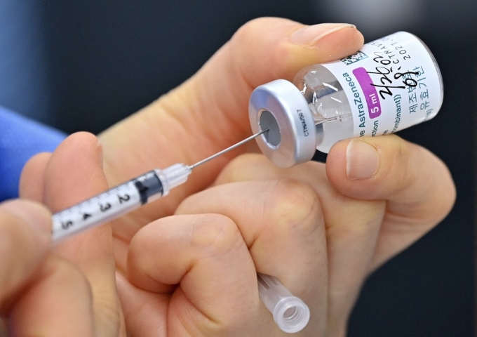 아스트라제네카 백신/사진=AFP