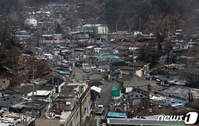 [사진] '서울 마지막 달동네' 백사마을, 재개발 인가