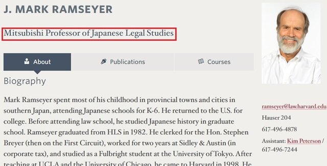 Ϻ Ⱥ ڵ 'ڹ ' ְ  ũ  Ϲ ν . Ϲ ν Ȩ 캸   '̾ Ϻ б(Mitsubishi Professor of Japanese Legal Studies)'.  Ϲ ν Ȩ . /=ý