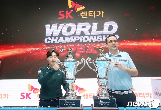 [사진] SK 렌터카 PBA-LPBA 월드챔피언십 결승, 사타파·김세연 '우승'