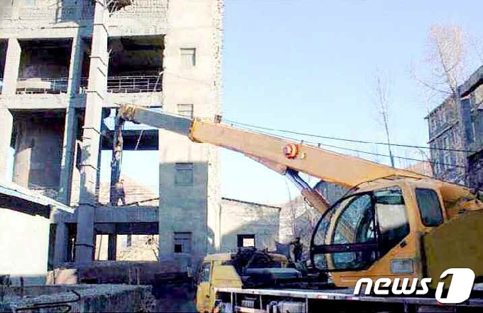 [사진] 북한 양강도, '시멘트 생산 증대' 사업 전개