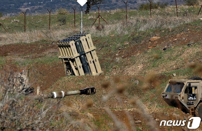 이스라엘 이동형 미사일 방어 체계 아이언 돔. © AFP=뉴스1 © News1 원태성 기자