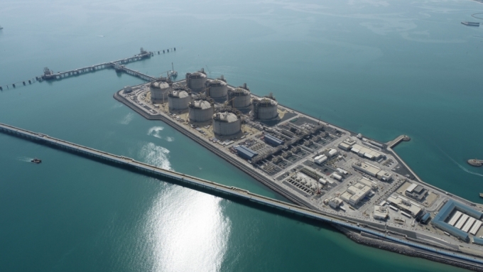 마무리 작업에 돌입한 쿠웨이트 알주르 LNG 수입 터미널 프로젝트. /사진제공=현대엔지니어링