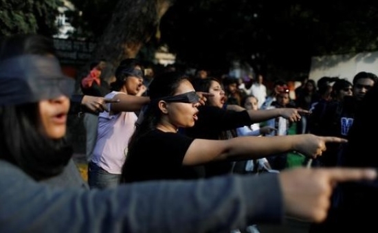 2019년 인도 곳곳에서 벌어진 '성폭행 근절' 시위 운동 모습./ 사진= 로이터 통신/뉴스1