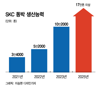 SK의 '구리' 꿈...2025년까지 동박 생산 5배 늘린다