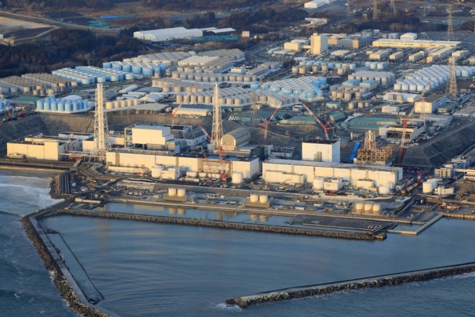  일본 동북부 후쿠시마현 소재 후쿠시마 다이이치(제일) 원자력 발전소의 2월14일 전경./사진=[오쿠마=AP/뉴시스] 