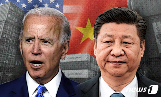 조 바이든 미국 대통령(왼쪽)과 시진핑 중국 국가주석. © News1 최수아 디자이너