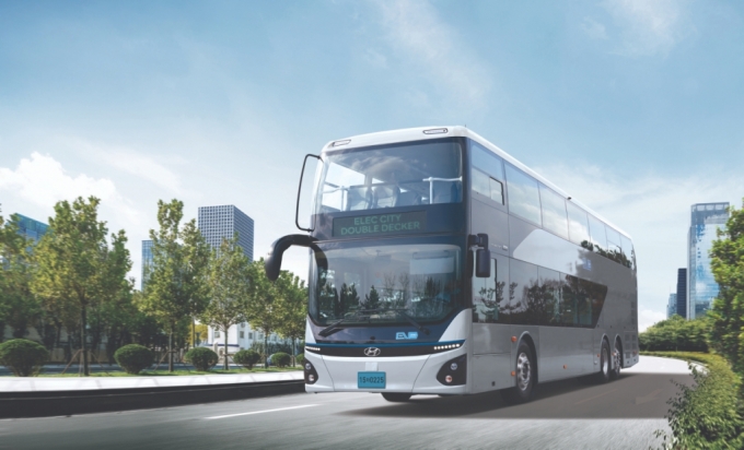 현대차 2층 전기버스, 수도권 광역노선 달린다