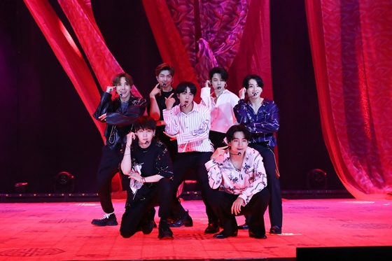 방탄소년단의 언택트 공연 '방방콘 21'의 현장 사진. 사진제공=빅히트엔터테인먼트 