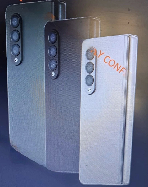 삼성전자 차기 폴더블폰 갤럭시Z 폴드3 추정 제품 소개 화면 /사진=샘모바일