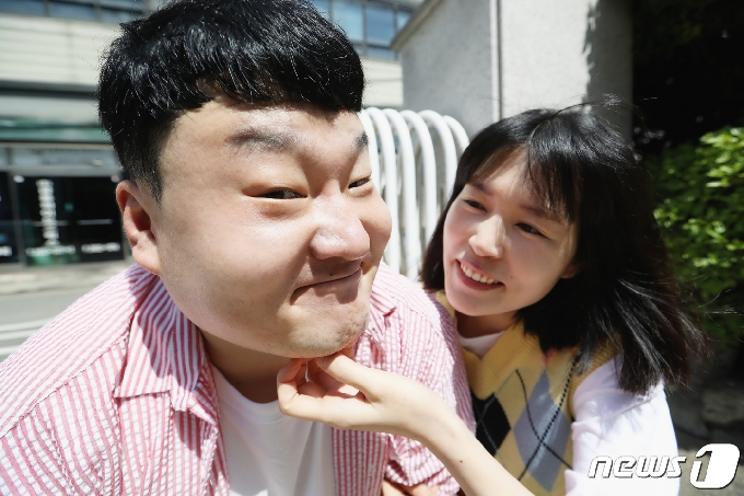 개그맨 부부 배정근 김단하 (오른쪽) © News1 권현진 기자