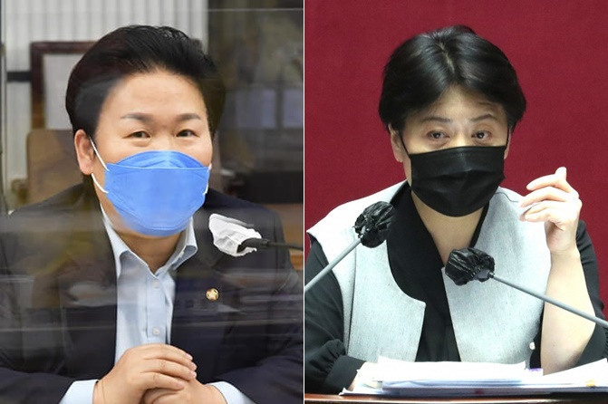 문정복 더불어민주당 의원(왼쪽), 윤희숙 국민의힘 의원/사진=문 의원 페이스북(왼쪽), 뉴스1