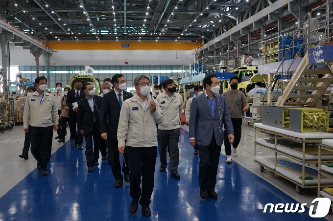 [사진] 한국항공우주산업 찾은 정세균