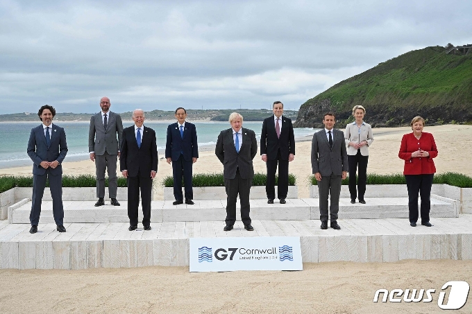 주요7개국(G7) 정상회담 기념사진 © AFP=뉴스1