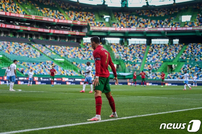 포르투갈 대표팀 호날두. © AFP=뉴스1