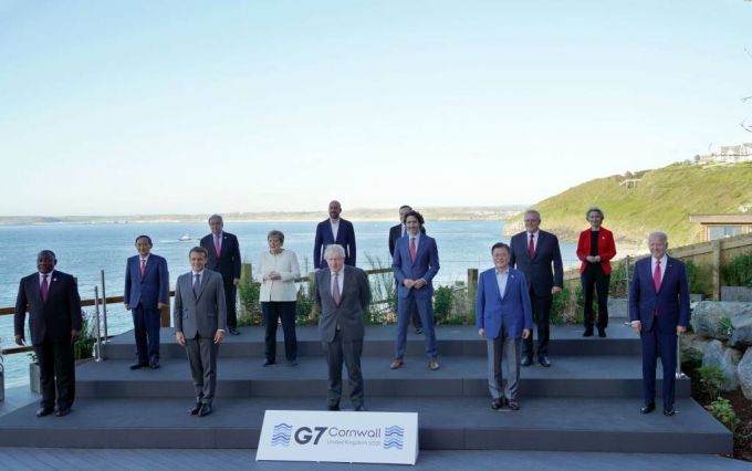  [ܿ()=ý]ڿ  =   12(ð)  ܿ ī񽺺̿  G7 Ȯȸ 1ǿ     Ѹ ߾  ִ. 2021.06.13. since1999@newsis.com