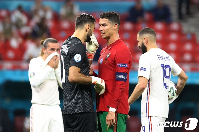 프랑스와 포르투갈의 경기 © AFP=뉴스1