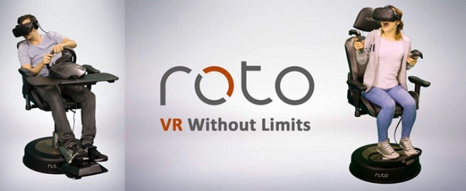 ڸ, 'ROTO VR Chair' 360 ȸ...԰ ִ ǰ