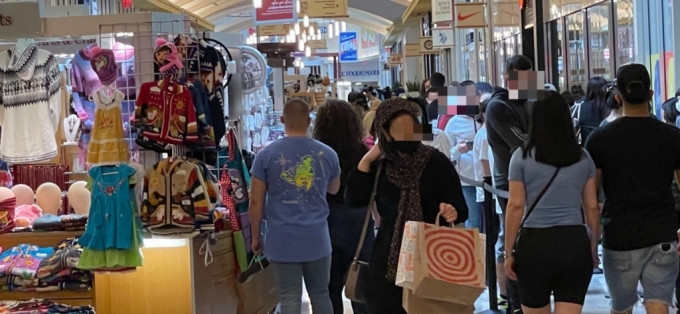 미국 뉴저지주의 한 쇼핑몰 /사진=임동욱 특파원