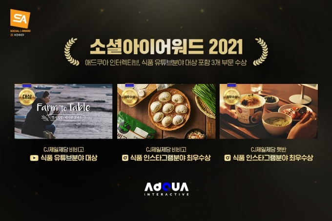 FSN-애드쿠아, '소셜아이어워드 2021' 3관왕