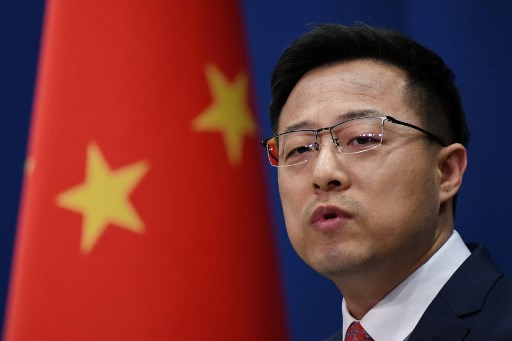 자오리젠 중국 외교부 대변인/사진=AFP