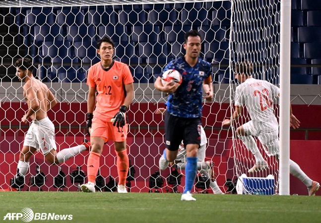 일본 축구가 3일 도쿄올림픽 준결승서 스페인에 패했다. /AFPBBNews=뉴스1