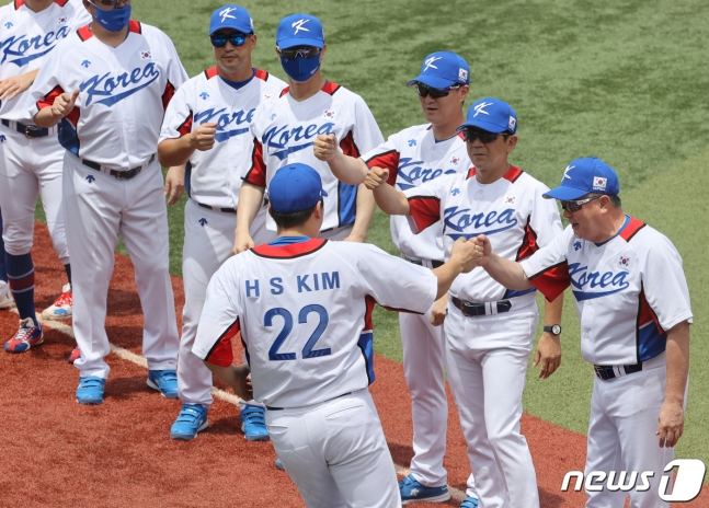 한국 야구 대표팀.  /사진=뉴스1