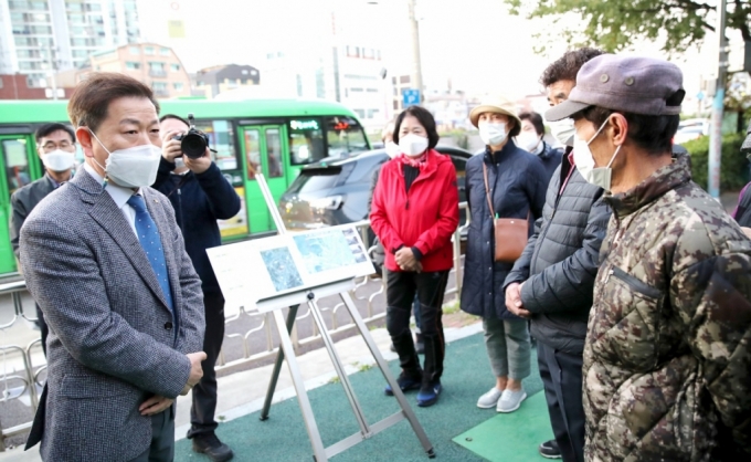 박승원 광명시장, 민원현장서 해결방안 찾는다