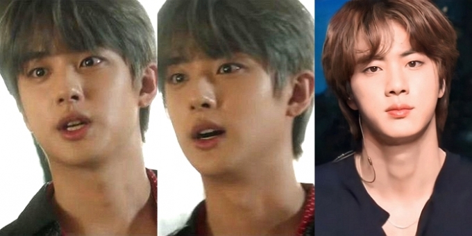 김민규와 진. /사진=JTBC '아이돌 : 더 쿠데타'(왼쪽), BTS 공식 SNS(오른쪽)