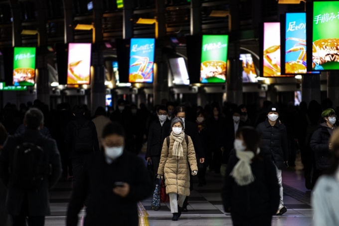 18일 일본 도쿄 거리/사진=AFP