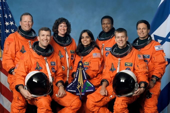 우주왕복선 컬럼비아호에 탑승했던 7인은 지난 2003년 2월 1일(현지 시각) 지구로 귀환하던 도중 폭발 사고로 목숨을 잃었다. / 사진=미국항공우주국(NASA)