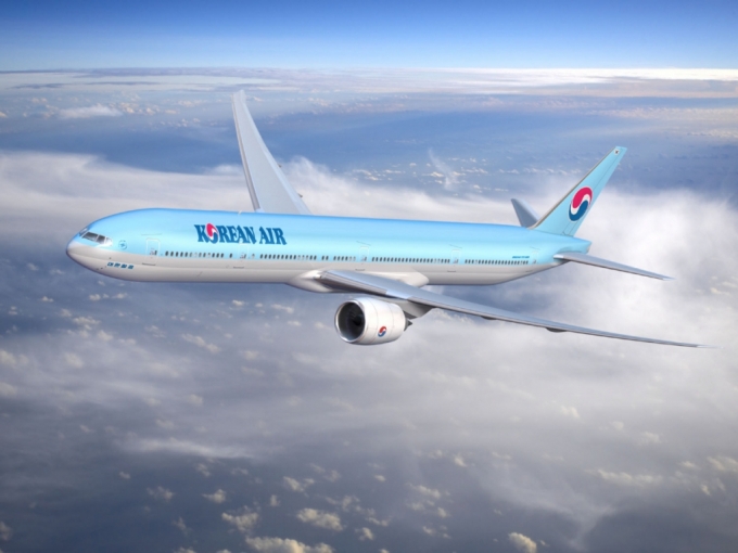 파리-인천 노선에 투입되는 보잉 777-300ER 항공기/사진제공=대한항공