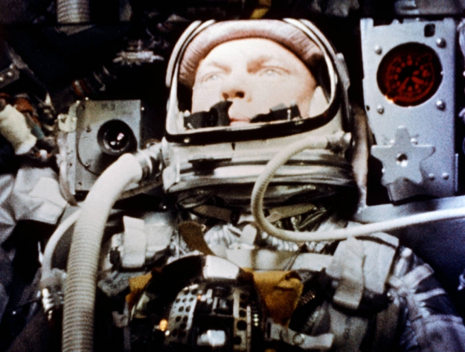 존 글렌이 우주에서 비행했던 실제 모습. / 사진=미국항공우주국(NASA)