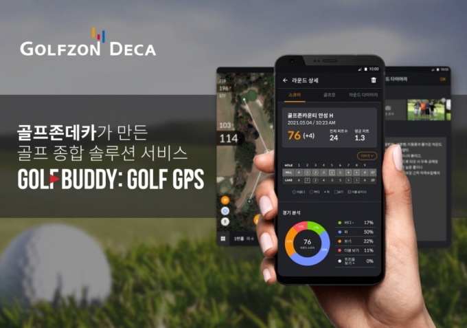 골프존데카, GPS기반 종합솔루션 '골프버디' 앱출시