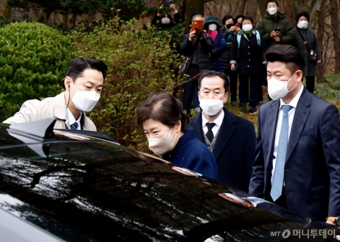 [사진]대구 사저 향하는 박근혜 전 대통령