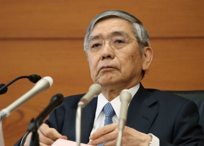 구로다 하루히코 일본은행(BOJ) 총재. /사진=AFP