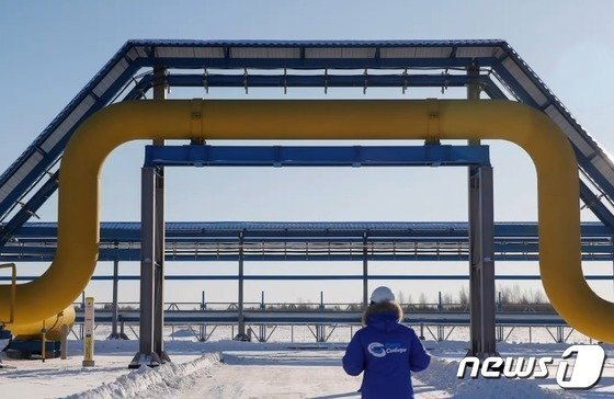 시베리아를 횡단하는 러시아 천연가스 파이프라인/사진=뉴스1