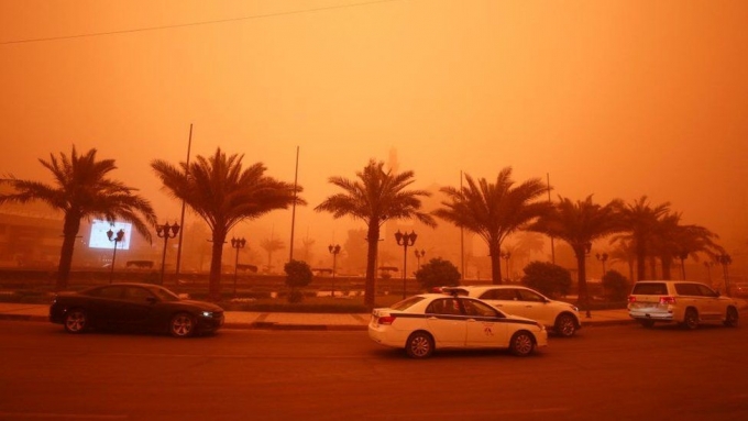 모래 폭풍이 덮친 이라크 /사진=데일리메일