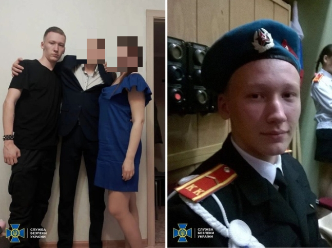 러시아 군인 파사코프 불랏 레나로비치(21)는 우크라이나 수도 키이우 인근 한 가정집에 침입해 소녀를 집단 성폭행한 혐의를 받는다./사진=우크라이나 보안국 트위터