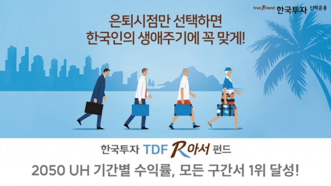 한투운용 TDF 펀드 수익률 1위…환율 상승효과 '톡톡'