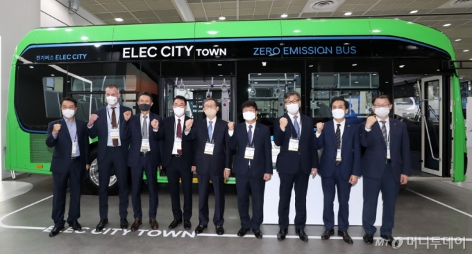 [사진]그린비즈니스위크 2022에서 선보이는 전기버스