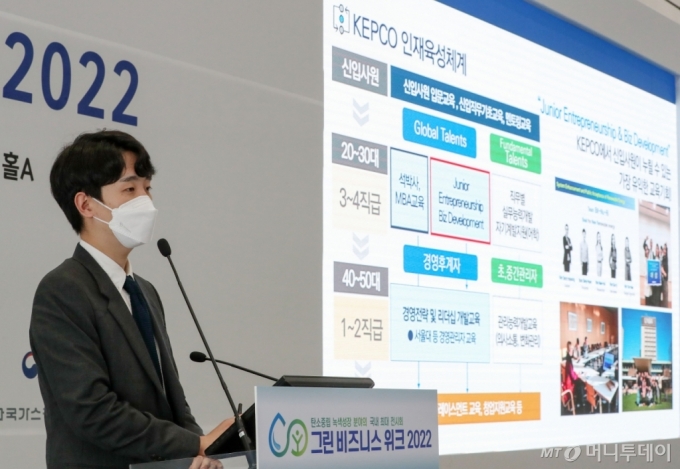 [사진]한국전력공사, 그린비즈니스위크 2022 잡콘서트