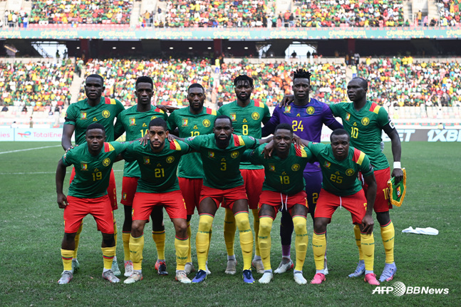 카메룬 축구대표팀. /사진=AFPBBNews=뉴스1
