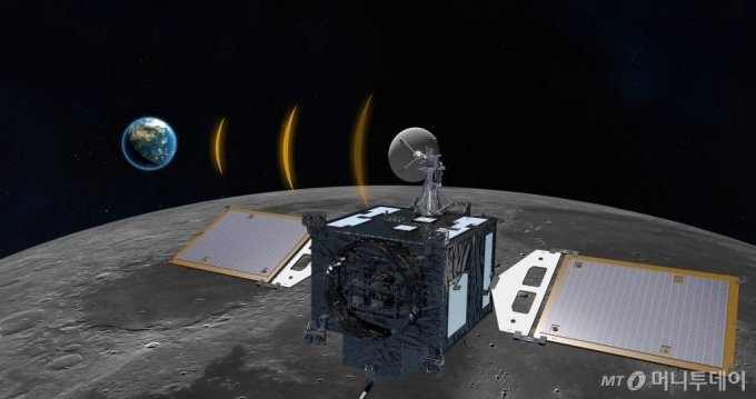 한국 최초의 달 궤도 탐사선 다누리가 지난 17일 달 궤도로 정상적으로 진입하는데 성공했다. / 사진=한국항공우주연구원