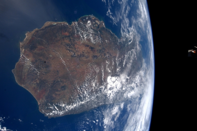 아프리카 남동부에 위치한 섬나라 마다가스카르. / 사진=미국항공우주국(NASA)
