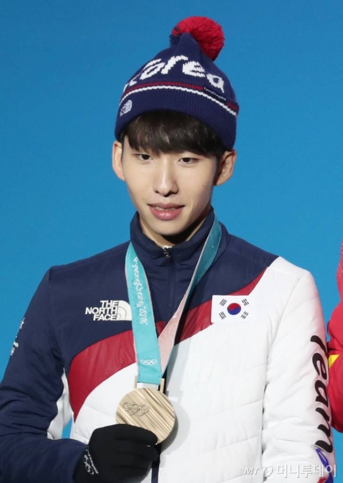 중국으로 귀화한 쇼트트랙 선수 린샤오쥔이 2018 평창 동계올림픽에서 한국 대표로 출전해 스피드 스피드 스케이팅 남자 500m 경기에서 동메달을 획득했다./사진=머니투데이DB