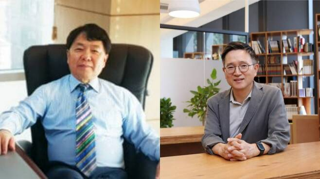 김대영(왼쪽) 케이넷투자파트너스 대표와 윤건수 DSC인베스트먼트 대표 /사진=머니투데이DB